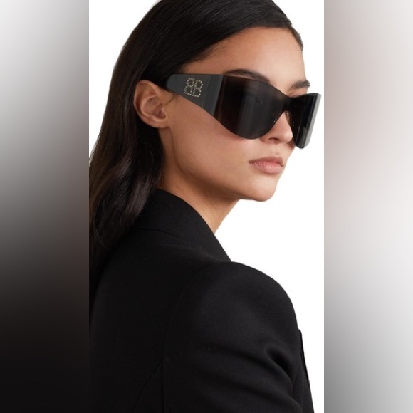 💯- New  - BALENCIAGA BB0122S 004 - AS SEEN ON KIM KARDASHIAN - Picture 4 of 16